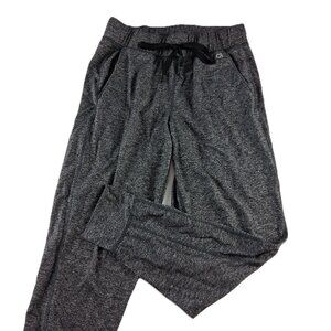 GAPFit Brushed Tech Jersey Jogger Pants Women's Size Small Black Heather